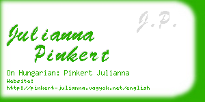 julianna pinkert business card